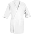 Vf Imagewear Red Kap¬Æ Collarless Butcher Wrap W/Exterior Pockets, White, Polyester/Combed Cotton, L WP10WHRGL